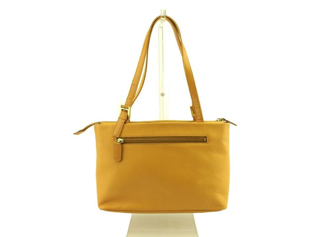 【BIGお買い物ラリー★30%OFFセール中】ニナリッチ NINA RICCI トートバッグロゴ イエロー ゴールド レディース 中古