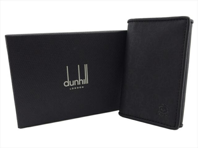 ダンヒル Dunhill キーケースウィンザー ブラック グレー 灰色 レディース 中古_8