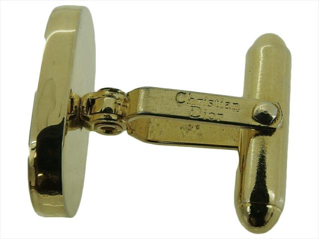 ディオール Dior カフス2アイテムセット ロゴ入り スウィヴル式