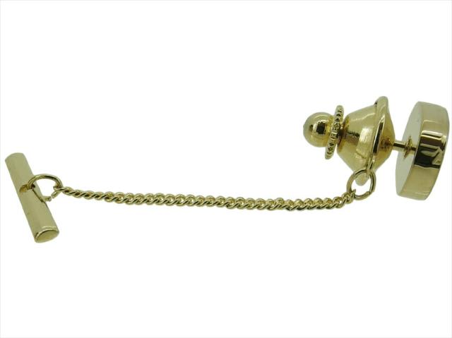 【GWタイムセール】ディオール Dior カフス2アイテムセット ロゴ入り スウィヴル式 タイタック ゴールド シルバー レディース 中古_3