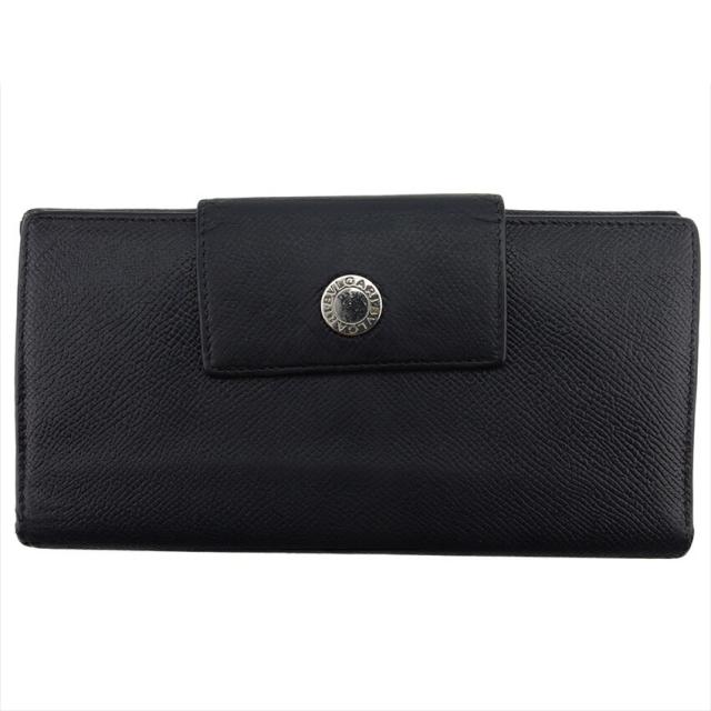 【BIGお買い物ラリー★30%OFFセール中】ブルガリ BVLGARI 長財布クラシコ ブラック シルバー レディース 中古