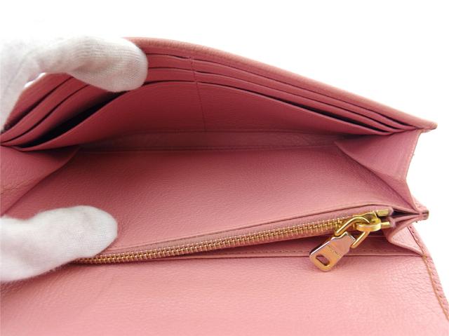 MIUMIUピンクの長財布 新品未使用！miu miu＊ピンク長財布 miumiu 長
