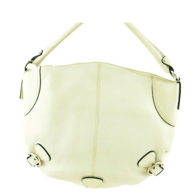 【BIGお買い物ラリー★30%OFFセール中】サルヴァトーレフェラガモ Salvatore Ferragamo トートバッグガンチーニ ホワイト 白 レディース 中古