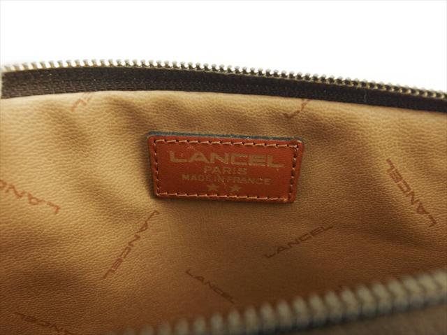 【30％OFF★土日ひと休み大売り出し】幽客独居室 LANCEL クラッチペダル御徒面子L見澄ます ベージュ 赤銅色 ゴールド レディース 中古