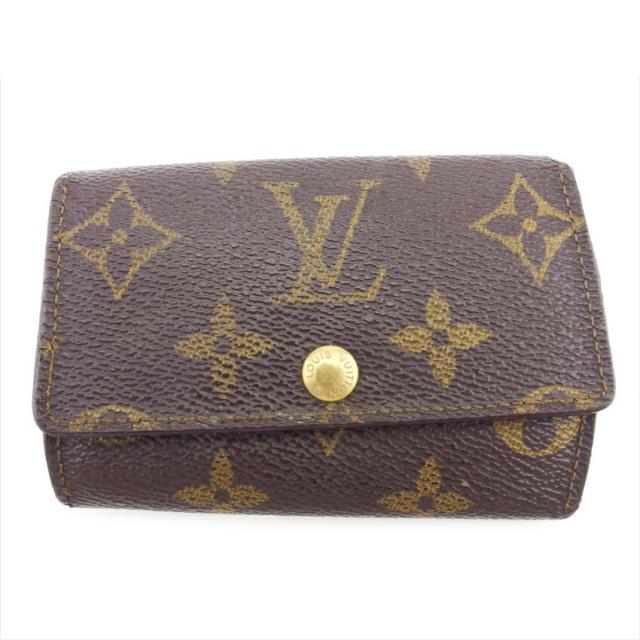 【BIGお買い物ラリー★30%OFFセール中】ルイ・ヴィトン LOUIS VUITTON キーケースモノグラム ミュルティクレ6 ブラウン ベージュ ゴールド レディース 中古