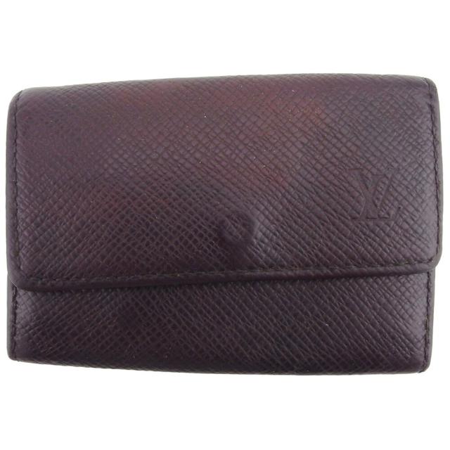 【BIGお買い物ラリー★30%OFFセール中】ルイ・ヴィトン LOUIS VUITTON キーケースタイガ ミュルティクレ6 ブラウン パープル ゴールド レディース 中古