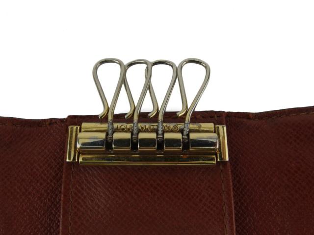 【30％OFF★週末タイムセール】ルイ・ヴィトン LOUIS VUITTON キーケースモノグラム ミュルティクレ4 ブラウン ベージュ ゴールド レディース 中古_6