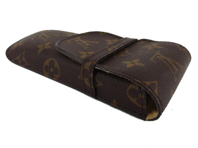 【30％OFF★週末タイムセール】ルイ・ヴィトン LOUIS VUITTON メガネケースモノグラム エテュイリュネットラバ ブラウン ベージュ レディース 中古_2
