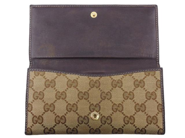 Gucci グッチ 長財布 GG キャンバス ハートロゴ インターロッキング