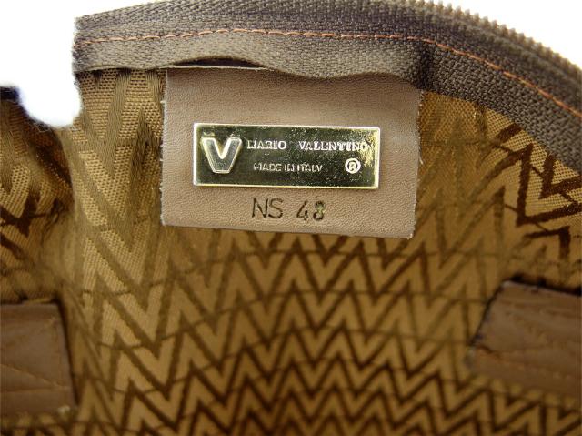 マリオ・ヴァレンティノ MARIO VALENTINO トートバッグVマーク