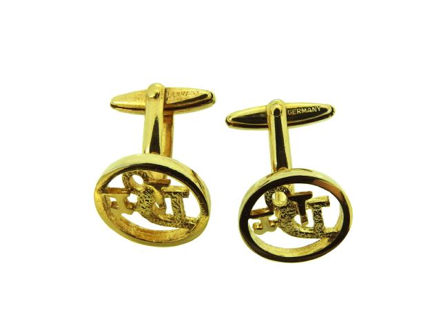 ディオール Dior カフスロゴ スウィヴル式 ゴールド レディース 中古_7