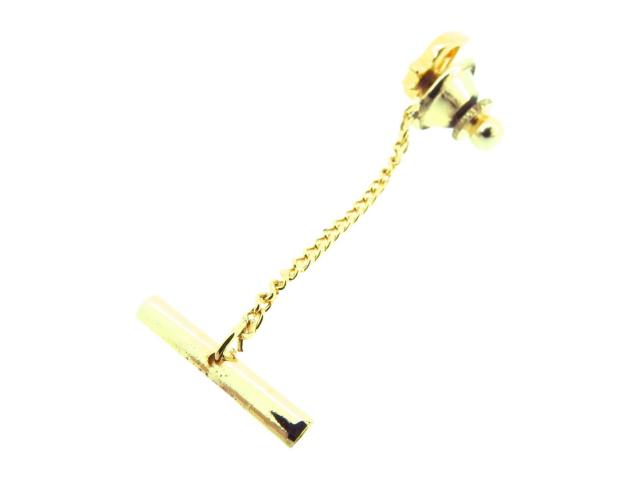 ディオール Dior タイピンロゴ タイタック ゴールド レディース 中古