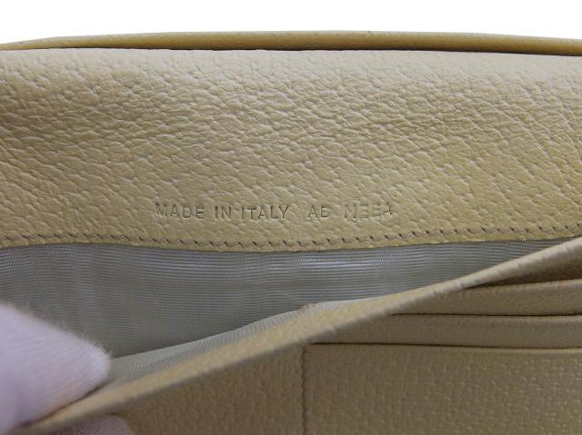 【30％OFF★週末タイムSALE】ブルガリ BVLGARI 長財布ロゴマニア レッド ベージュ シルバー レディース 中古_10
