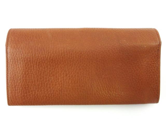 セリーヌ 茶色 ロゴ入り長財布 CELINE ロゴ入りブラウン長財布 CELINE セリーヌ 長財布 ロング