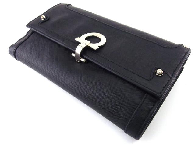 サルヴァトーレフェラガモ Salvatore Ferragamo 長財布 ガンチーニ