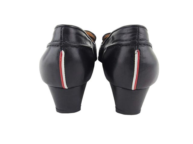 【30％OFF★週末タイムSALE】バリー BALLY パンプスローファー ♯37 ブラック レディース 中古_2