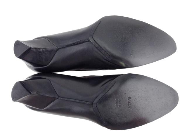 【30％OFF★週末タイムSALE】バリー BALLY パンプスローファー ♯37 ブラック レディース 中古_6