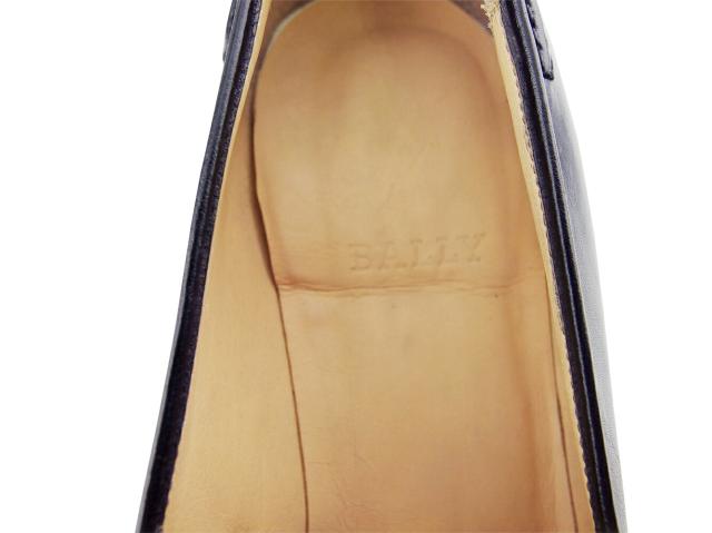 【30％OFF★週末タイムSALE】バリー BALLY パンプスローファー ♯37 ブラック レディース 中古_7