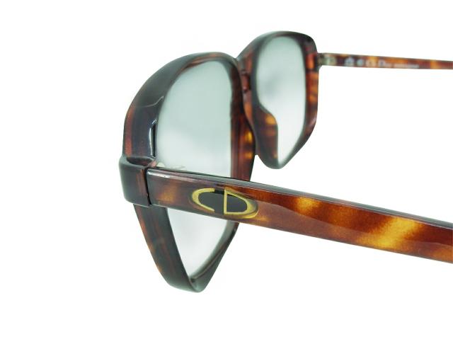 ディオール Dior サングラスパリ型 べっ甲柄フレーム サイドCDマーク