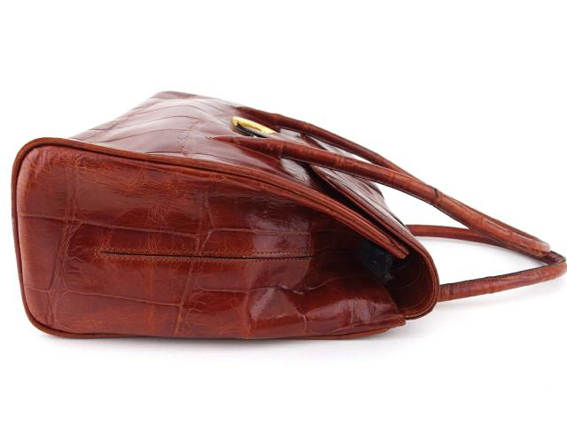 【GWタイムセール】ジバンシィ GIVENCHY ハンドバッグ ブラウン ゴールド レディース 中古_3