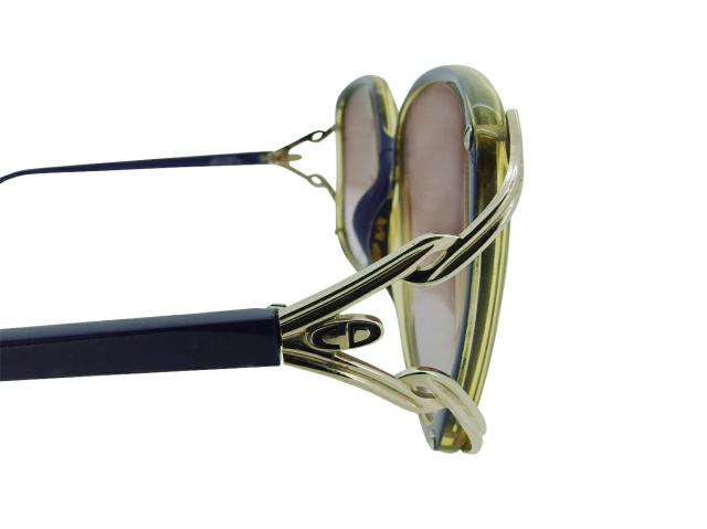 ディオール Dior サングラスフルリム サイドCDマーク ベージュ