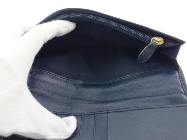 【30％OFF★週末タイムSALE】ディオール Dior 長財布トロッター ネイビー ベージュ ブラック レディース 中古_5