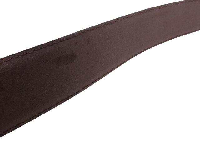 【週末タイムセール】ベルトリバーシブル トップ式バックル ブラック ブラウン ゴールド シルバー レディース 中古_9