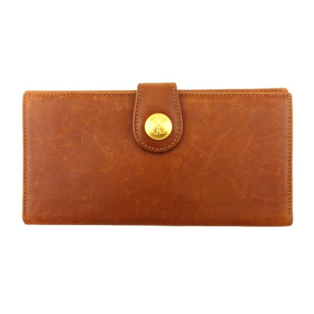 【BIGお買い物ラリー★30%OFFセール中】グッチ GUCCI 長財布ダブルG オールドグッチ ブラウン ゴールド レディース 中古