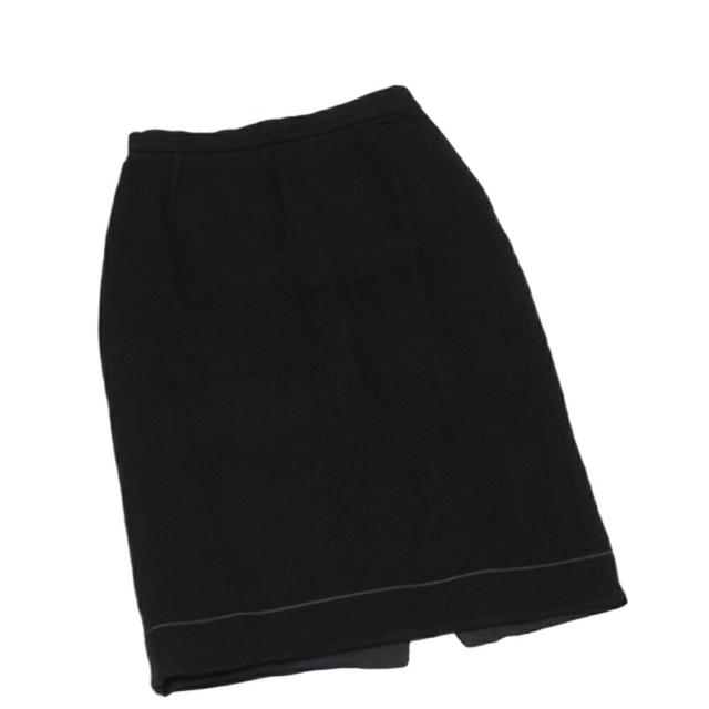 【BIGお買い物ラリー★30%OFFセール中】プラダ PRADA スカートタイト ♯42サイズ ブラック レディース 中古