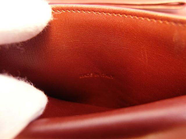 【30％OFF★土日ひと休み大売り出し】カルティエ CARTIER クラッチバッグマストライン ボルドーワイン ゴールド レディース 中古