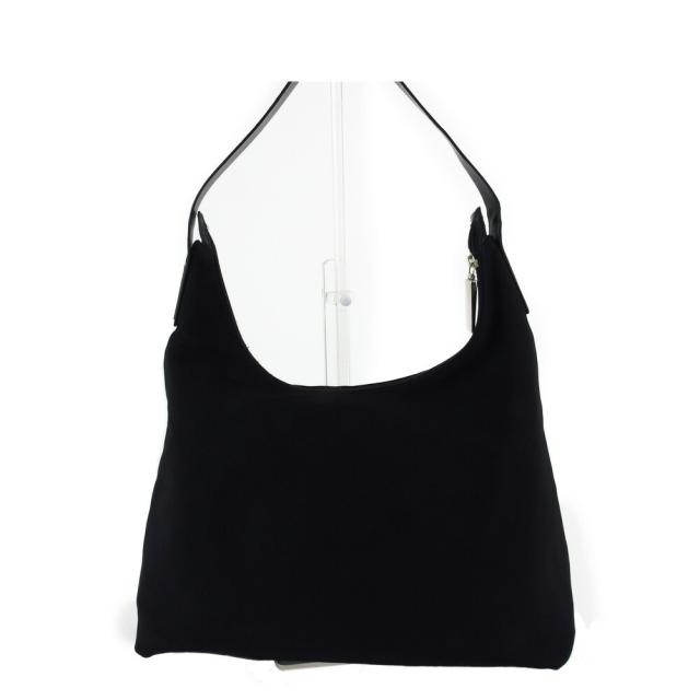 【BIGお買い物ラリー★30%OFFセール中】サルヴァトーレフェラガモ Salvatore Ferragamo ショルダーバッグガンチーニ ホーボー ブラック シルバー レディース 中古