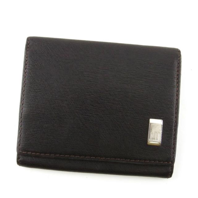【BIGお買い物ラリー★30%OFFセール中】ダンヒル Dunhill ケースサイドカー ブラウン シルバー レディース 中古