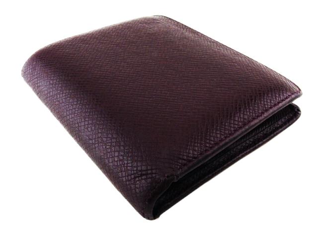 ルイ・ヴィトン LOUIS VUITTON 二つ折り財布タイガ ポルトビエ3カルト