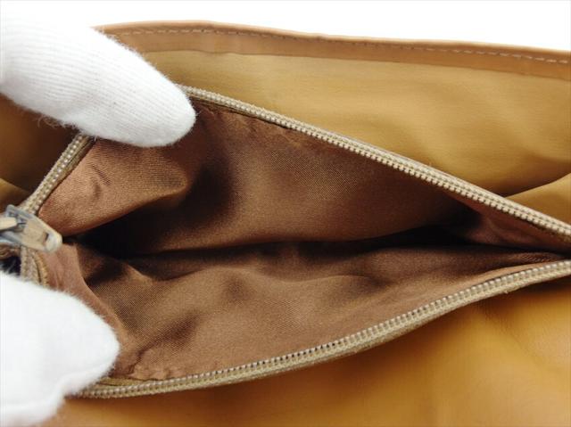 【30％OFF★週末タイムSALE】セリーヌ CELINE 長財布マカダム ブラウン ベージュ レディース 中古_9