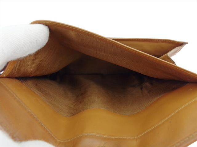 【30％OFF★週末タイムSALE】セリーヌ CELINE 長財布マカダム ブラウン ベージュ レディース 中古_6