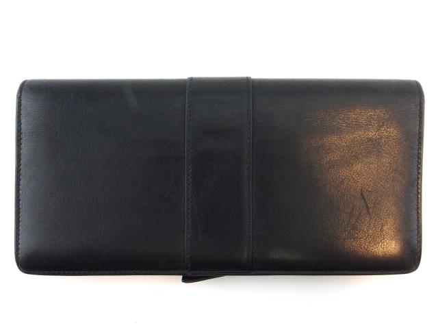 【GWタイムセール】カルティエ CARTIER 長財布トリニティ ブラック ゴールド シルバー レディース 中古_1