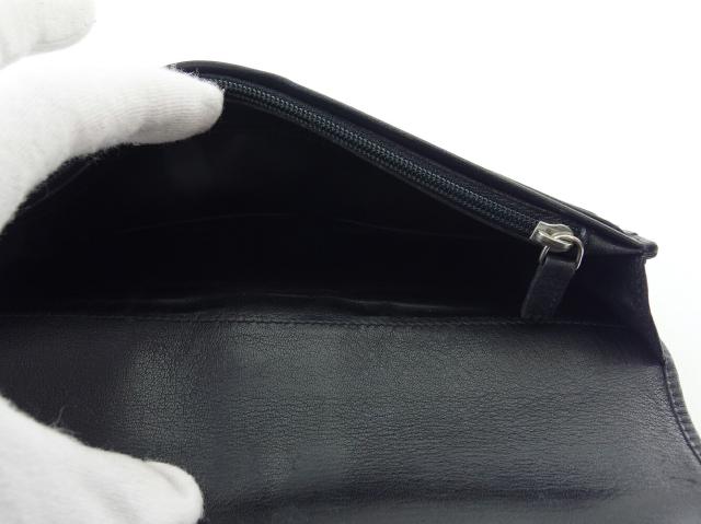 【GWタイムセール】カルティエ CARTIER 長財布トリニティ ブラック ゴールド シルバー レディース 中古_5