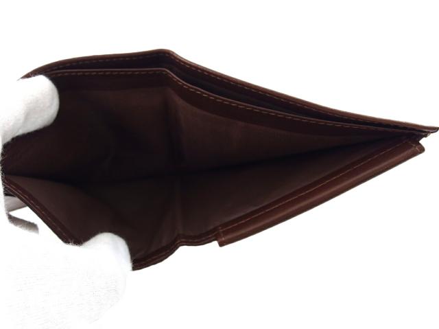 ヴァレンティノ・ガラヴァーニ Valentino Garavani 二つ折り財布 ブラウン レディース 中古_4