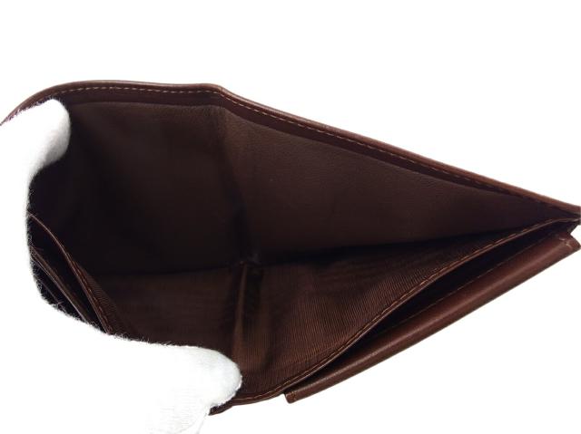 ヴァレンティノ・ガラヴァーニ Valentino Garavani 二つ折り財布 ブラウン レディース 中古_5