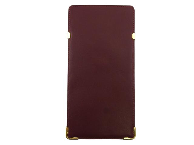 【30％OFF★週末タイムセール】カルティエ CARTIER メガネケースマストライン ボルドー ゴールド レディース 中古_1