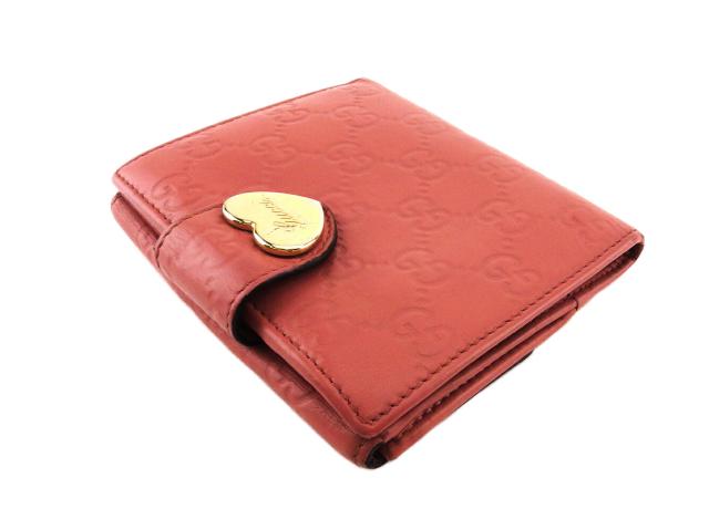 X'masセール☆30%OFF】グッチ GUCCI 二つ折り財布グッチシマ ラブリー