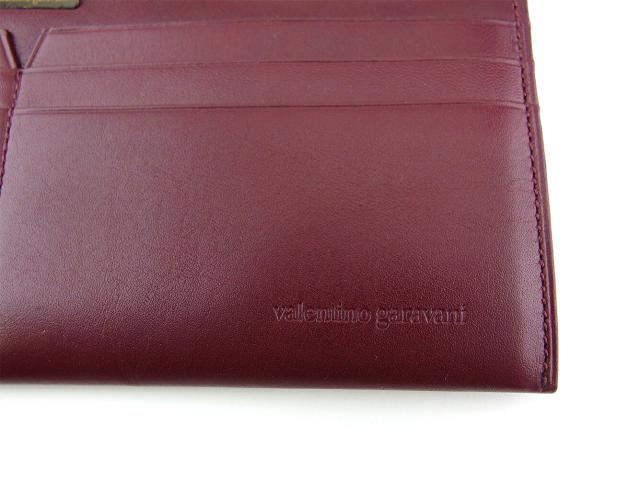 【GWタイムセール】ヴァレンティノ・ガラヴァーニ Valentino Garavani 長財布Vマーク ボルドー レディース 中古_10