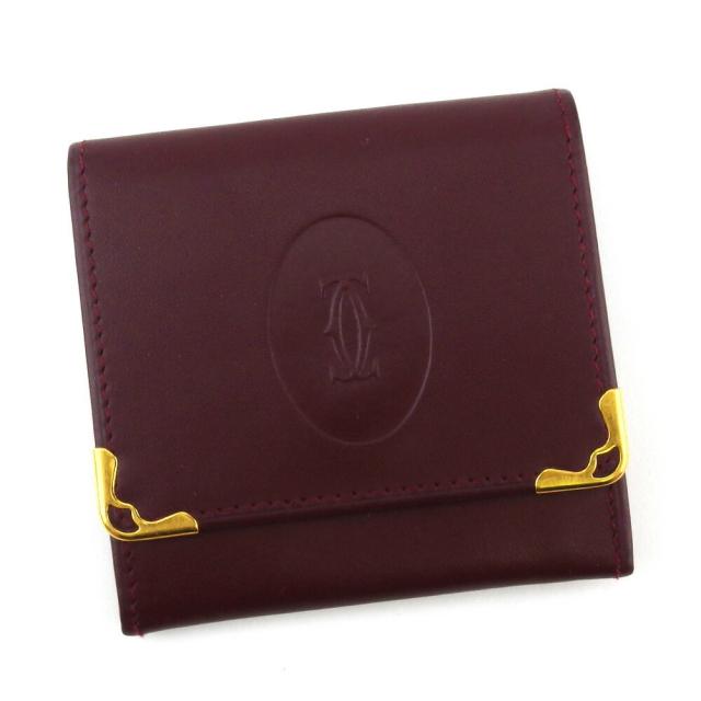 【BIGお買い物ラリー★30%OFFセール中】カルティエ CARTIER ケースマストライン ボルドー ゴールド レディース 中古