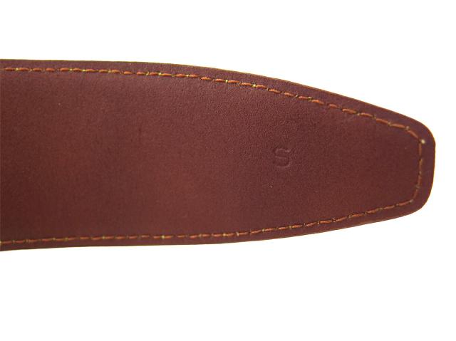 サルヴァトーレフェラガモ Salvatore Ferragamo ベルトヴァラ グリーン ブラック レディース 中古_3
