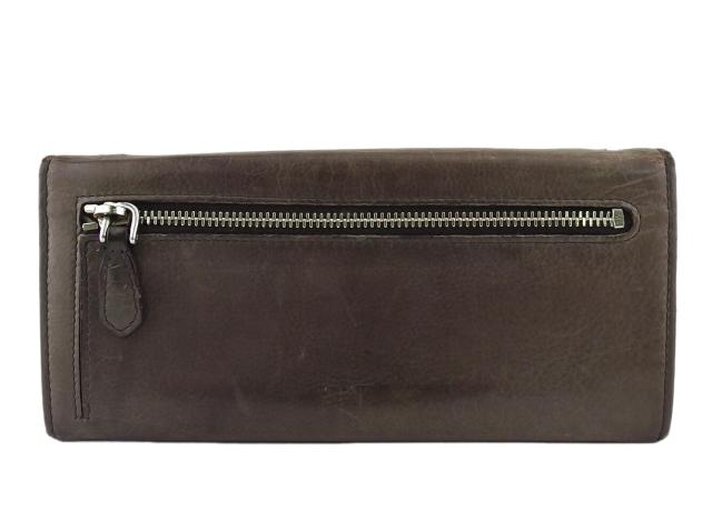 【30％OFF★週末タイムSALE】プラダ PRADA 長財布リボン グレー 灰色 シルバー レディース 中古_1