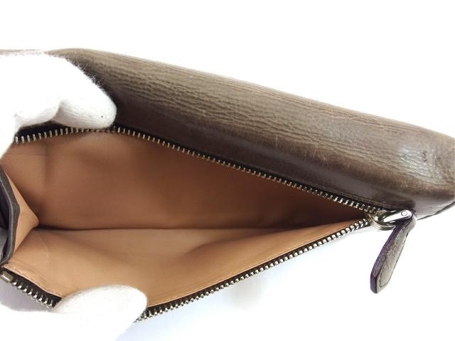 【30％OFF★週末タイムSALE】プラダ PRADA 長財布リボン グレー 灰色 シルバー レディース 中古_8