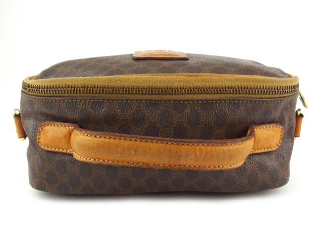 【GWタイムセール】セリーヌ CELINE ハンドバッグマカダム ブラウン ベージュ ゴールド レディース 中古_5