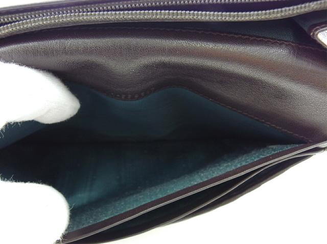 【週末タイムSALE★30%OFF】サルヴァトーレフェラガモ Salvatore Ferragamo 長財布ガンチーニ ブラウン シルバー レディース 中古