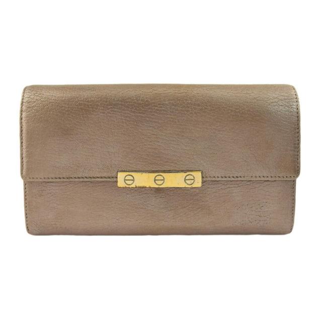 【BIGお買い物ラリー★30%OFFセール中】カルティエ CARTIER 長財布ラブコレクション ゴールド レディース 中古