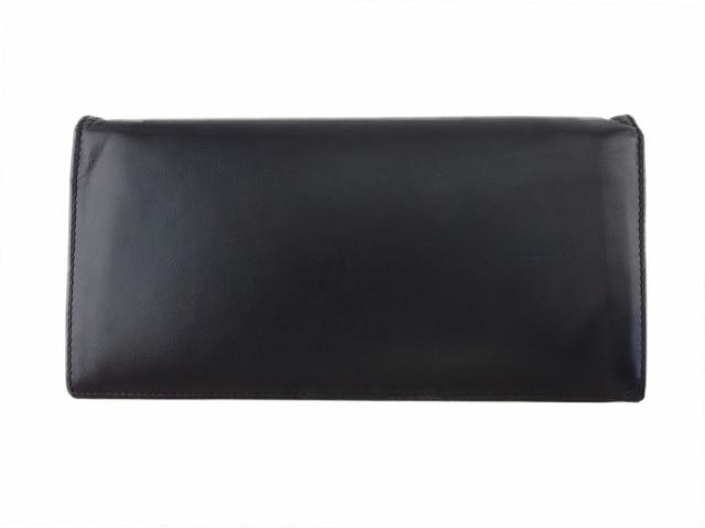 ダンヒル Dunhill 長財布センチュリーマン ブラック シルバー レディース 中古_1